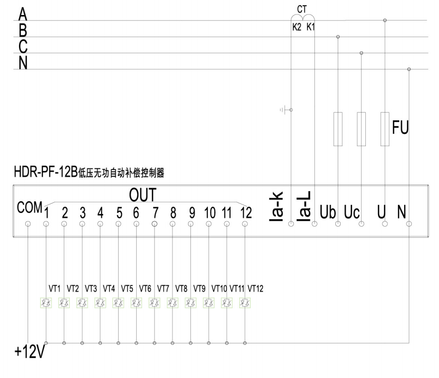 HDR-PF滤波补偿控制器接线